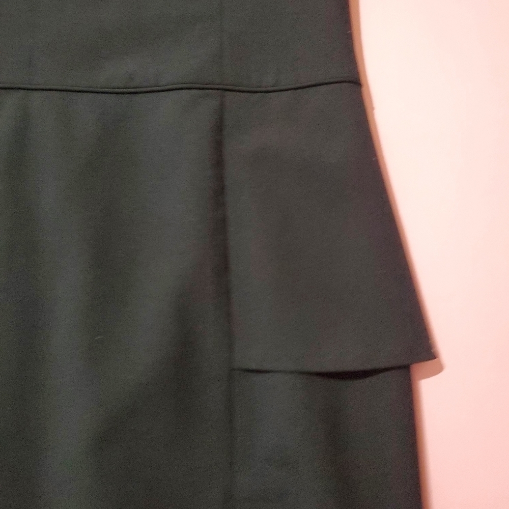 ✨️ Banana Republic Black Formal Peplum Pencil Dress Work Professional ✨️ - Picture 3 of 8